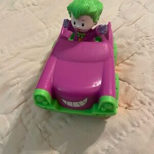 Fisher Price Little People DC super friends The Joker with Clown Car